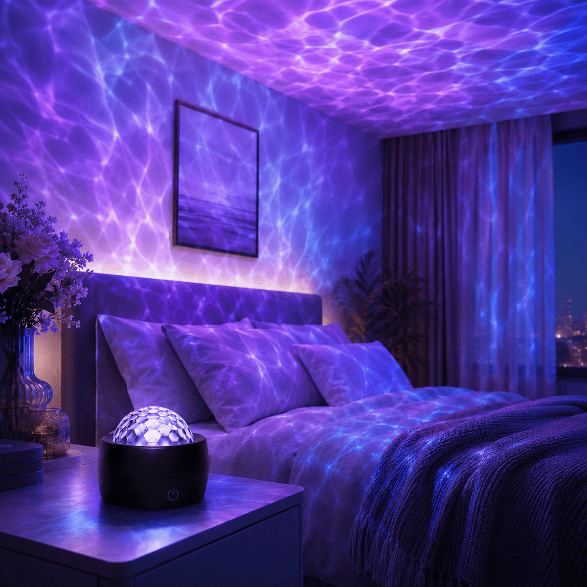 Une ambiance aquatique pour chambre et soirée film