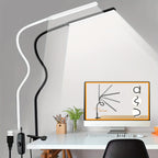 Lampe à pince LED à col de cygne de 32 cm, barre de 25 cm, USB