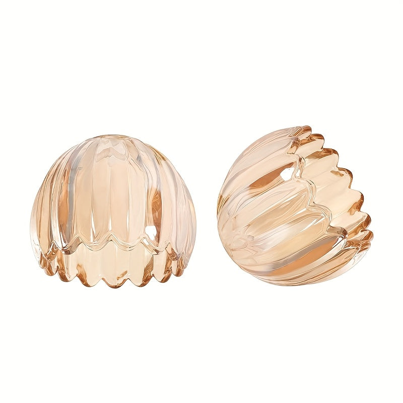 Lot de 2 verres de remplacement tulipe côtelés, Ø 12,7 cm