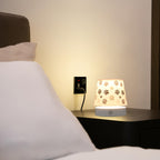 Lampe de chevet sans fil télescopique, décor cerfs ou empreintes