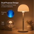 Lampe LED projecteur de reflets d'eau, dôme amovible sans fil