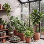 Lampadaire LED de croissance pour plantes à deux têtes, 58 à 173 cm