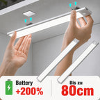 Réglette LED sous meuble à détecteur, aluminium, de 20 à 80 cm