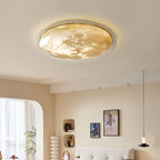 Plafonnier LED lune Ø 40 cm, télécommande, minuterie et mémoire