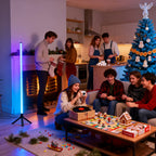 Lampadaire RGBIC à dégradé multicolore, 115 cm, seul ou par deux