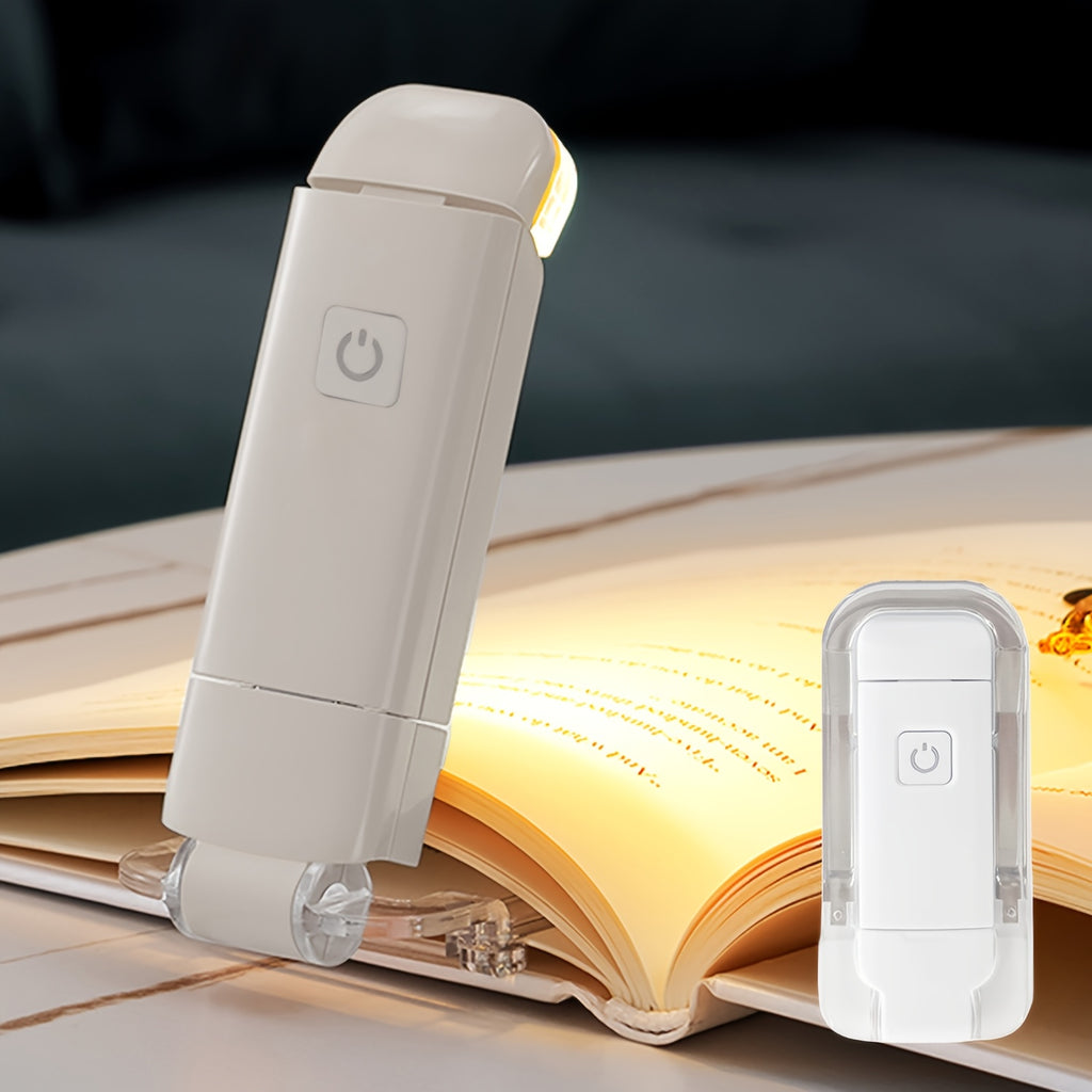 Lampe de lecture à pince à prise USB intégrée, 40 g, quatre coloris