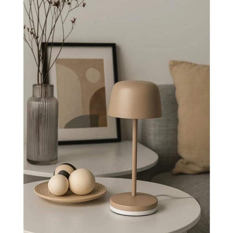 Lampe de table LED sans fil IP54, batterie 7800 mAh et socle de charge