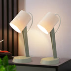 Lot de 2 lampes de chevet E14 orange, petite ou orientable