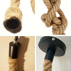 Suspension corde torsadée avec douille E27, 90 cm, unité ou lot