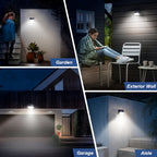Applique solaire à détecteur, 185 LED blanc froid, lot de 2 à 6
