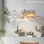 Abat-jour nuage en papier froissé, 3 tailles de 43 à 85 cm