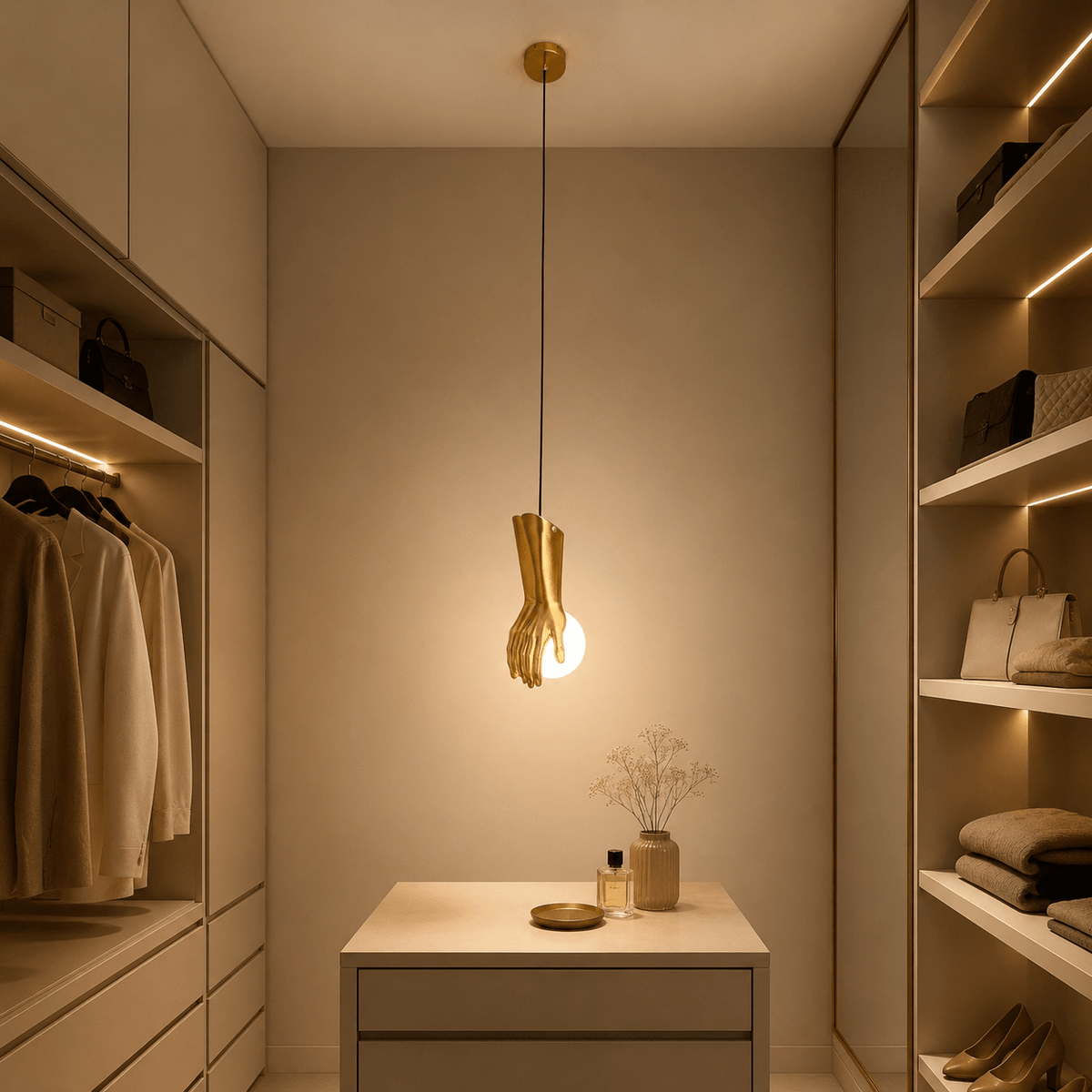 Une lumière d'accueil pour le couloir et l'entrée