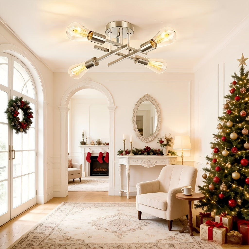 Une croix lumineuse pour salon, chambre et repas