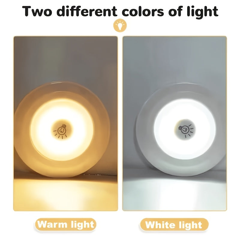 Lot de 6 spots LED sans fil à piles avec télécommande et minuterie