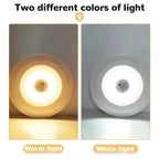 Lot de 6 spots LED sans fil à piles avec télécommande et minuterie