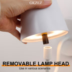 Applique murale sans fil rechargeable à tête amovible, cinq coloris