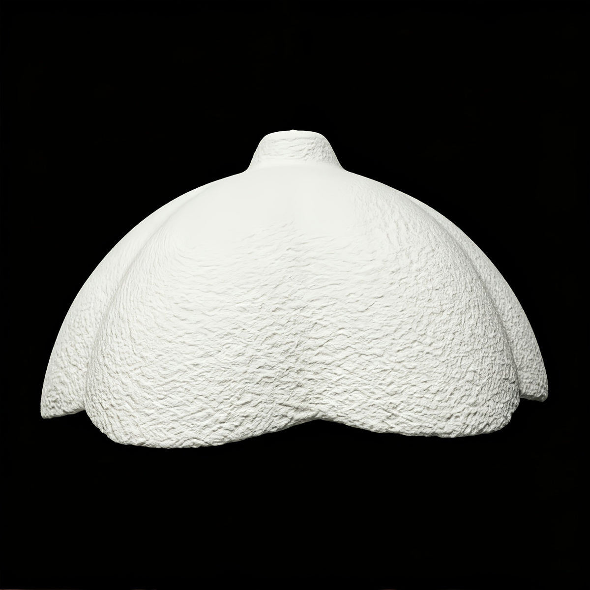 Grand abat-jour nuage blanc aux pétales texturés