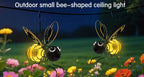 Suspension solaire abeille à crochet ressort, jaune et noire, IP44