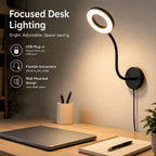 Applique murale liseuse LED à col flexible, alimentation USB