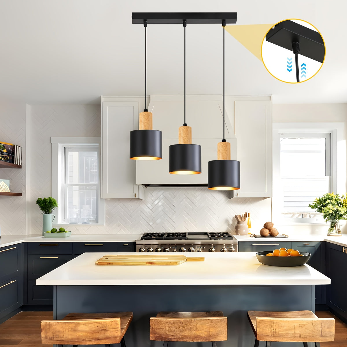 Un luminaire scandinave pour cuisine et petite table