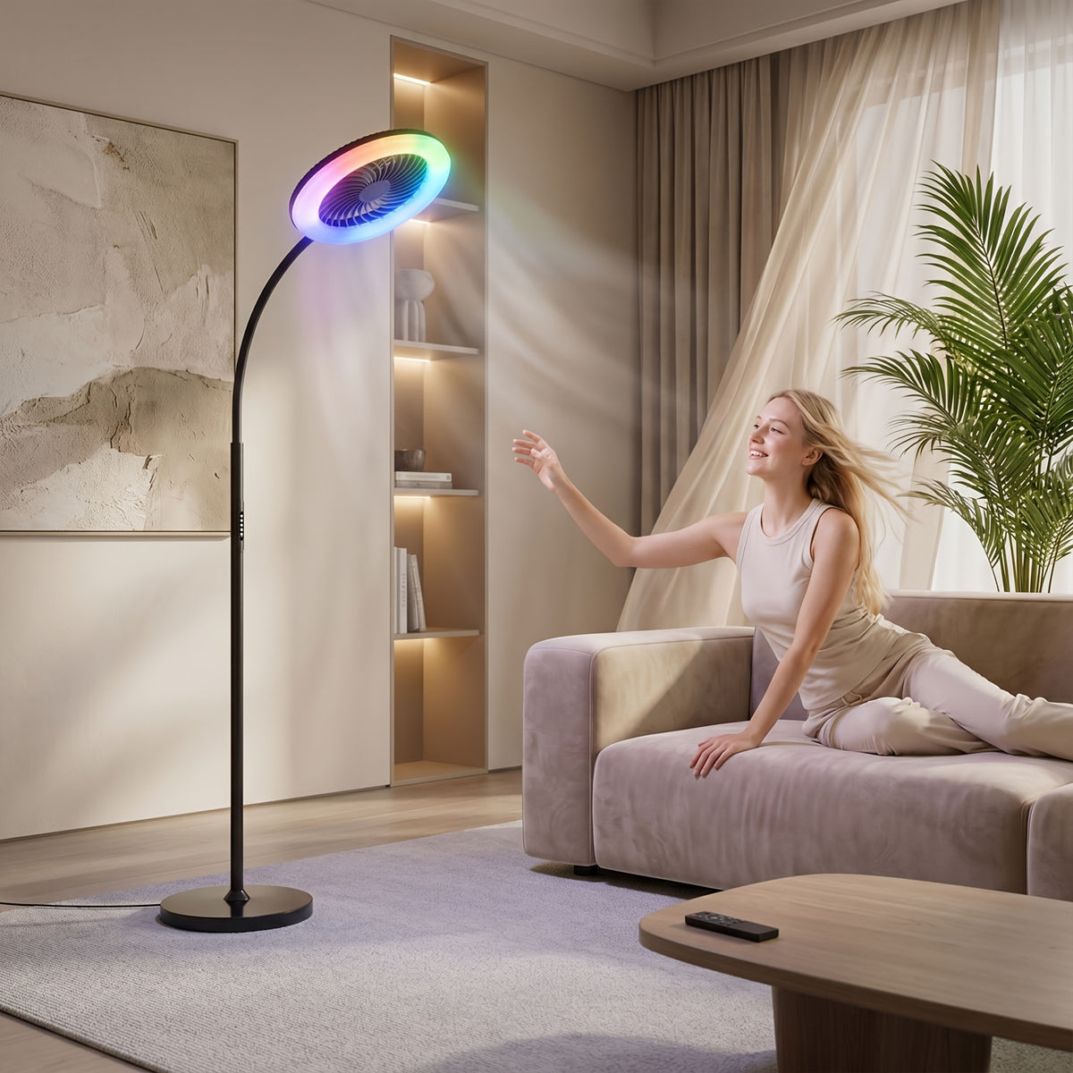 Fraîcheur et lumière colorée pour vos nuits d'été