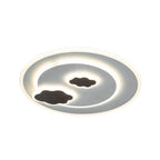Plafonnier LED rond à nuages Ø 24 cm, trois teintes de blanc
