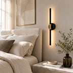 Applique murale design tige LED 72 cm rechargeable, lot de 2