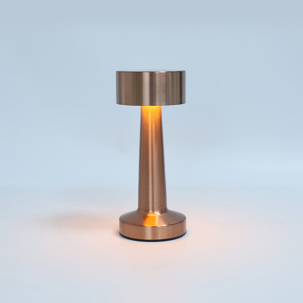Lampe de Bureau de Charge Rose Dorée + Câble USB