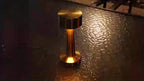 Lampe de table sans fil bistrot en métal, lot de 2 ou de 4