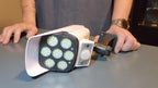 Projecteur solaire façon caméra de surveillance, 77 LED, lot de 2