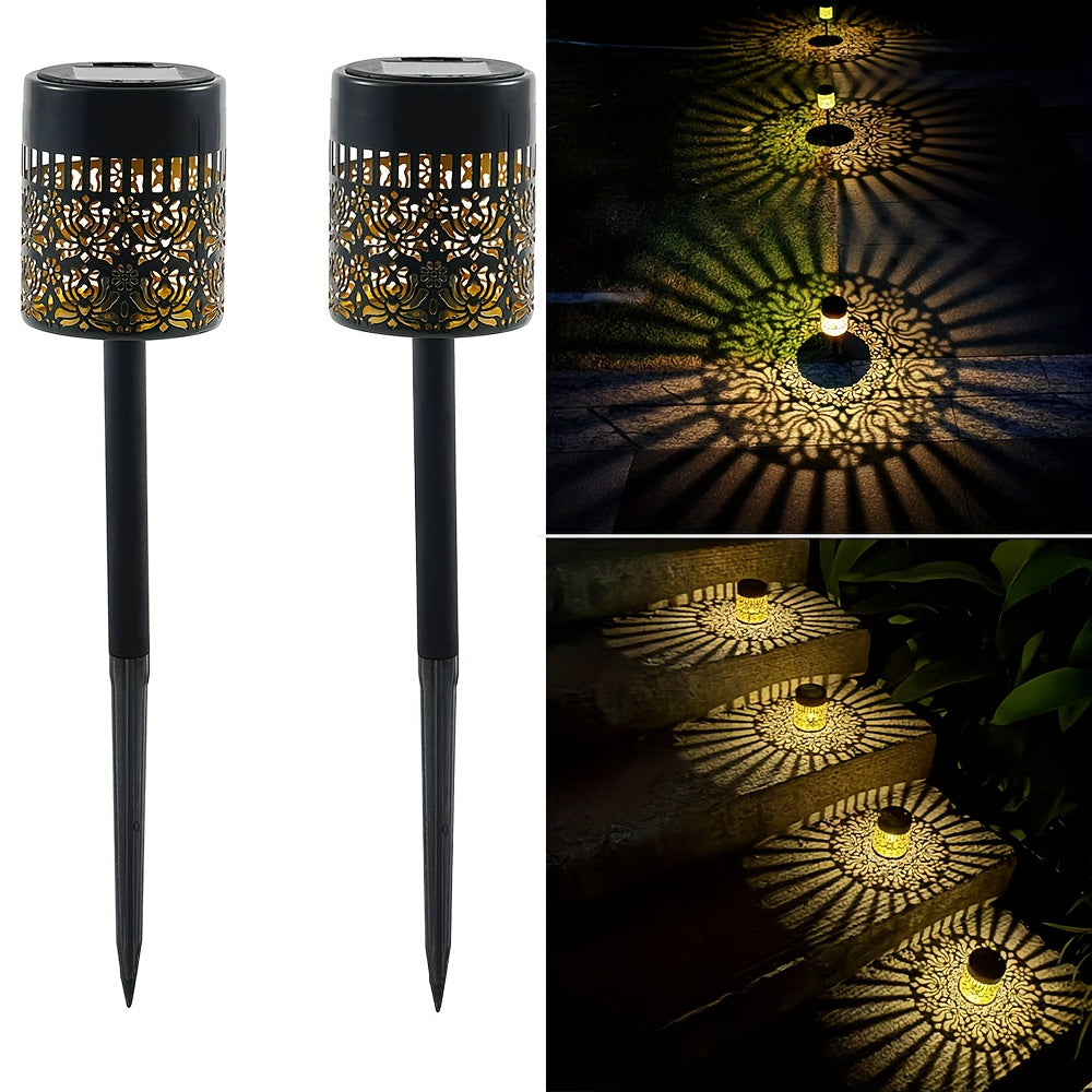 2 pièces Lumières d'Insertion au Sol Pivoine