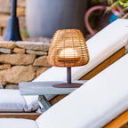 Lampe de table d'extérieur sans fil en aluminium, sept modèles