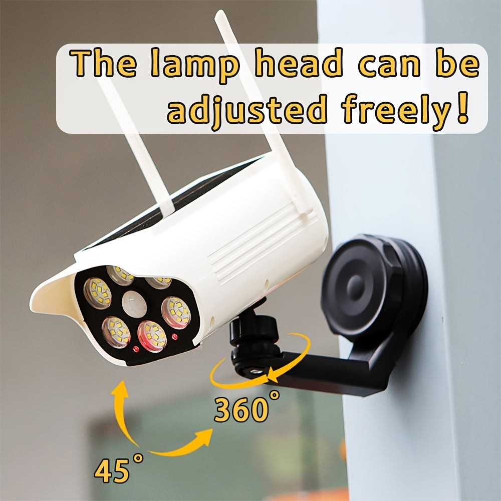 Projecteur solaire caméra factice à fixation aimantée et USB-C