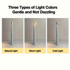 Lampe de table sans fil conique en métal, 45 ou 33,5 cm, 5 coloris