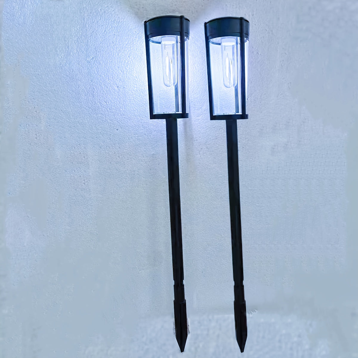 Lampe solaire de jardin à ampoule filament, 58 cm, lot de 2 ou 4