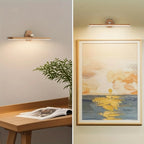 Applique murale LED noire rechargeable, barre aimantée orientable