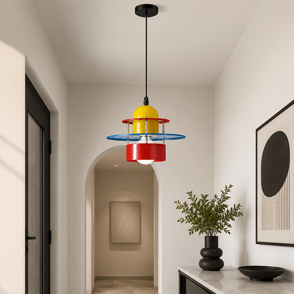 Suspension tricolore en métal pour chambre d'enfant, Ø 30 cm