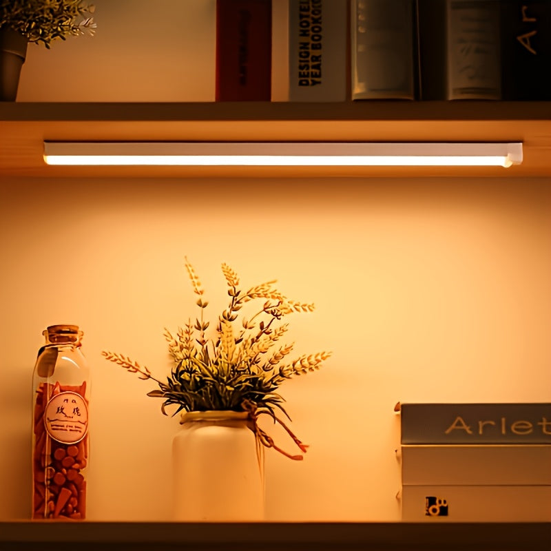 Lot de 3 réglettes LED extra-longues 60 cm à détecteur, sans fil