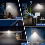 Applique solaire à détecteur 185 LED, grand panneau, IP65