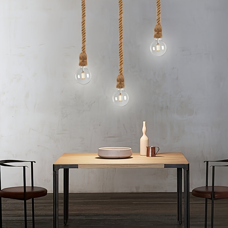 Suspension corde torsadée avec douille E27, 90 cm, unité ou lot