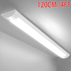 Réglette LED 120 cm 40 W blanc froid, à fixer au plafond ou au mur