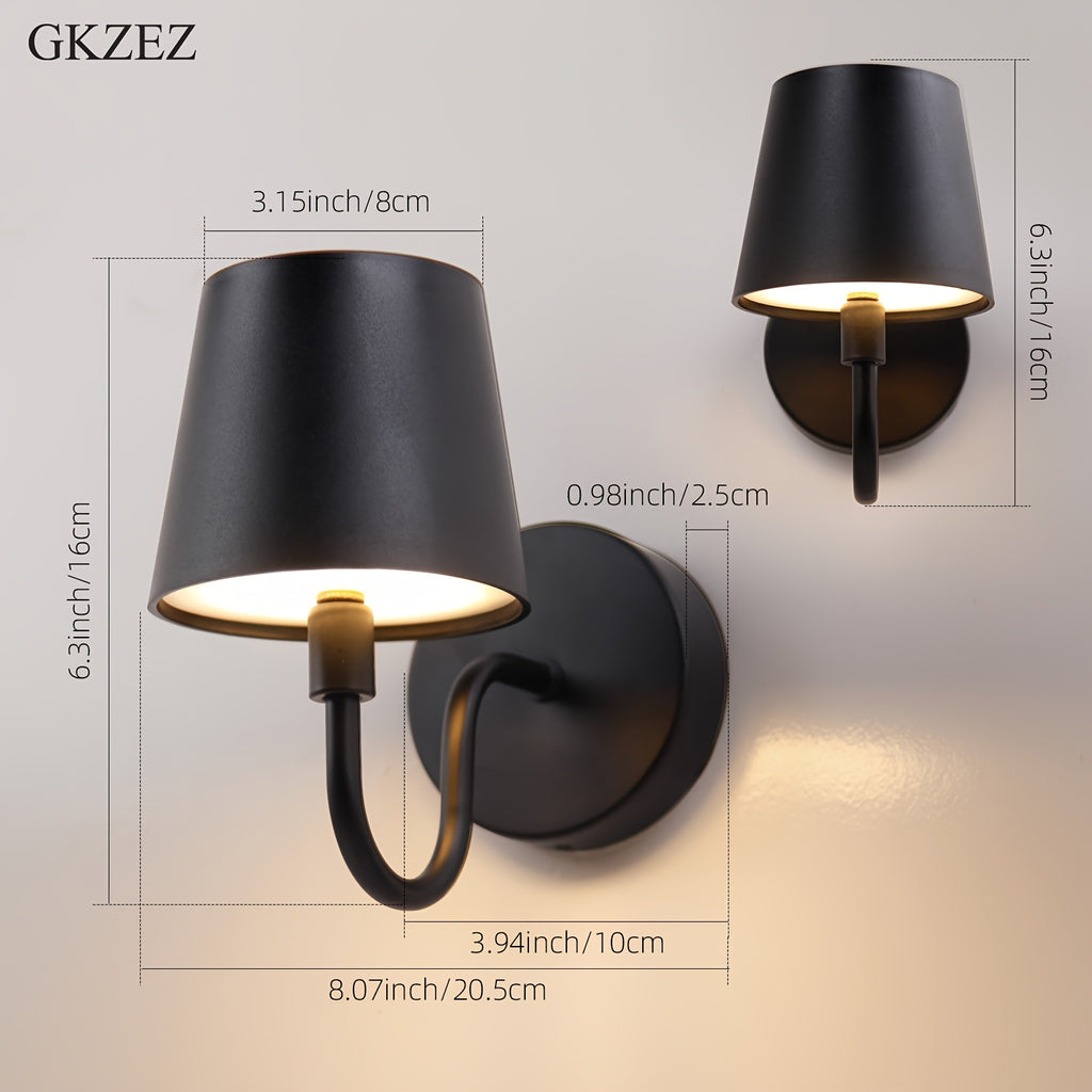 Applique murale sans fil rechargeable à tête amovible, cinq coloris