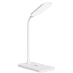 Lampe de bureau LED blanche à col de cygne, tactile trois teintes