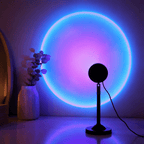 Lampe projecteur coucher de soleil orientable à 180°, 16 couleurs