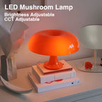 Lampe champignon blanche en acrylique, variateur et trois teintes, USB