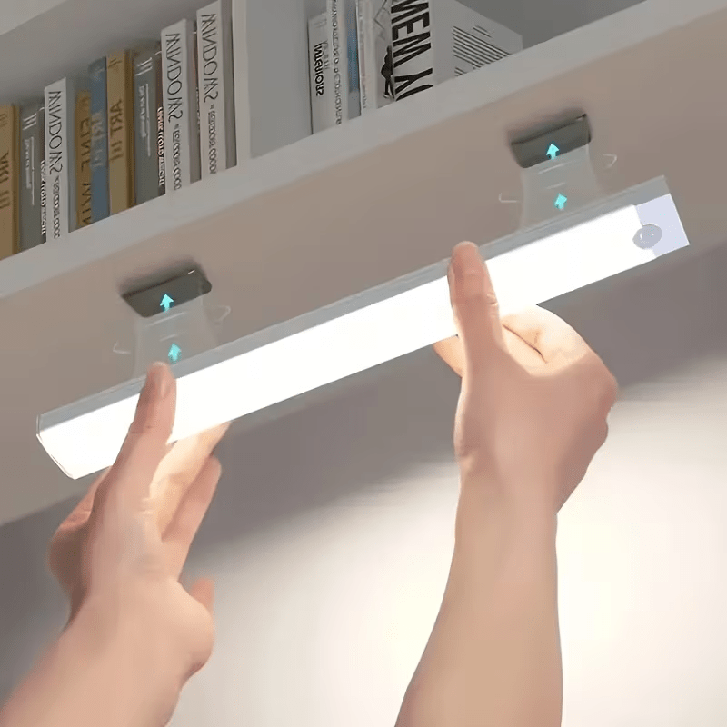 Lot de 3 barres LED à détecteur PIR et interrupteur, 20 à 50 cm