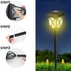 Lampe solaire à treillis de 32 cm, blanc chaud, froid ou multicolore