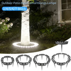 Spot extérieur en anneau LED pour tronc d'arbre, aluminium IP65