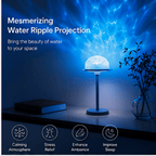 Lampe LED projecteur de reflets d'eau, dôme amovible sans fil
