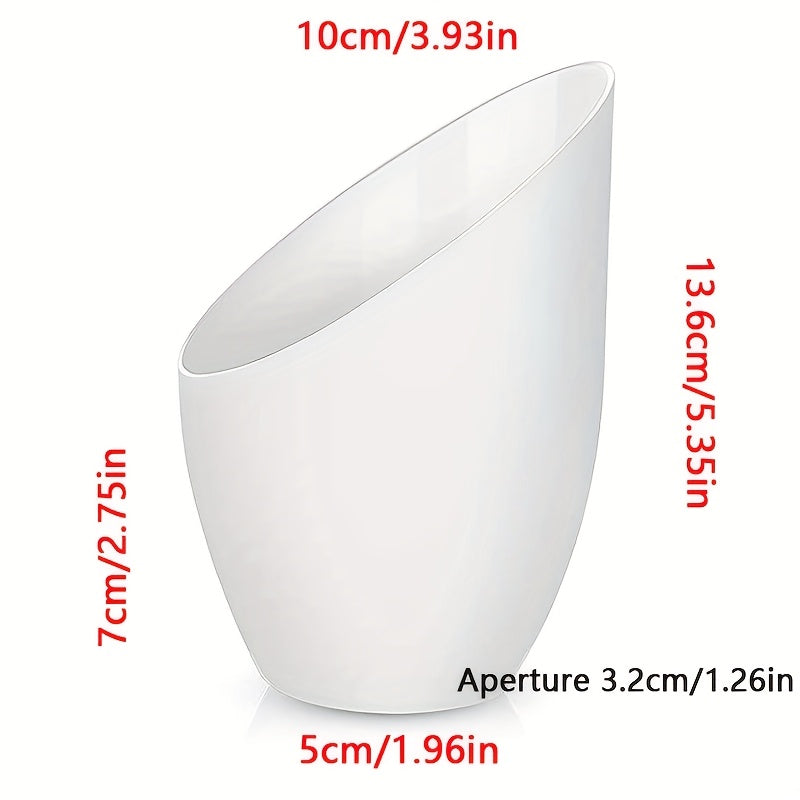 Lot de 6 tulipes abat-jour biseautées blanches pour lampadaire à bras